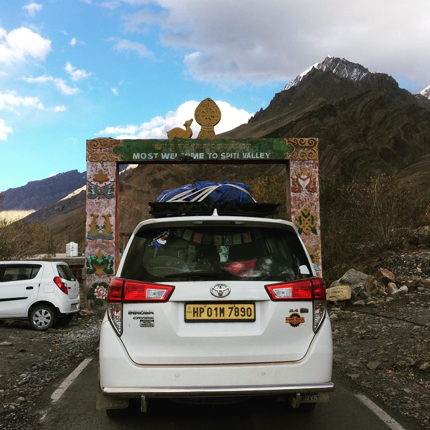 Welcome gate to Spiti Valley